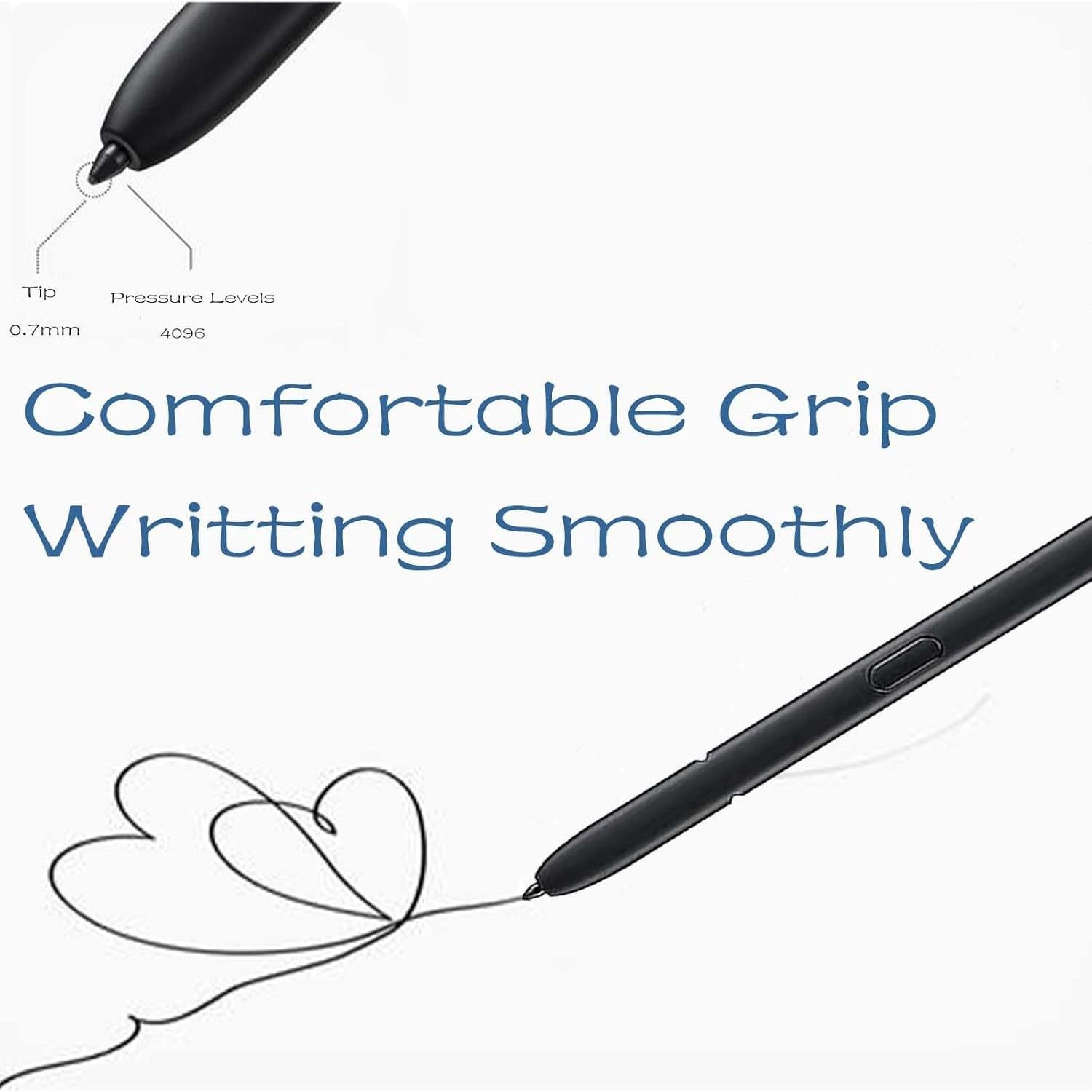 2 Pcs S Pen para Samsung Galaxy S22 Ultra - Negro