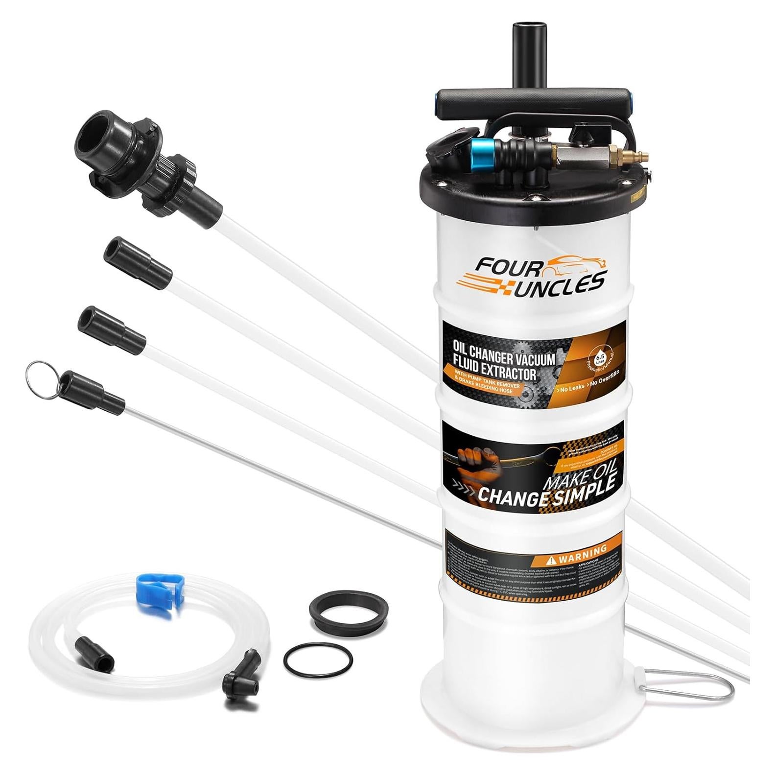 Extractor de Aceite FOUR UNCLES 6.5L Neumático y Manual