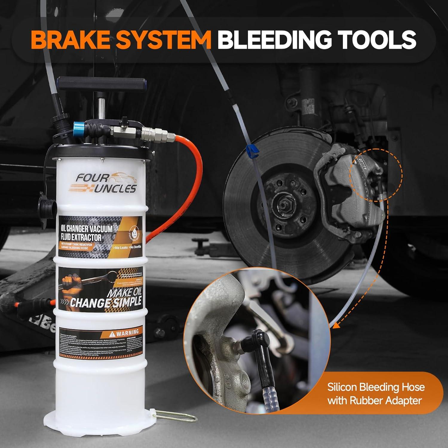 Extractor de Aceite FOUR UNCLES 6.5L Neumático y Manual