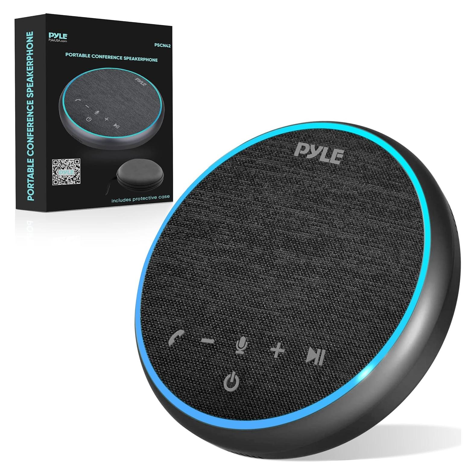 Altavoz de Conferencia Pyle BT Inalámbrico 10m USB-C y AUX