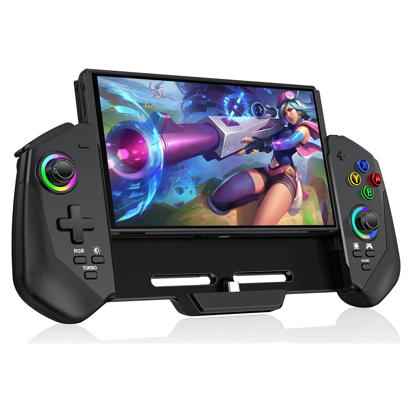Controlador Inalámbrico MystNova para Nintendo Switch - Negro