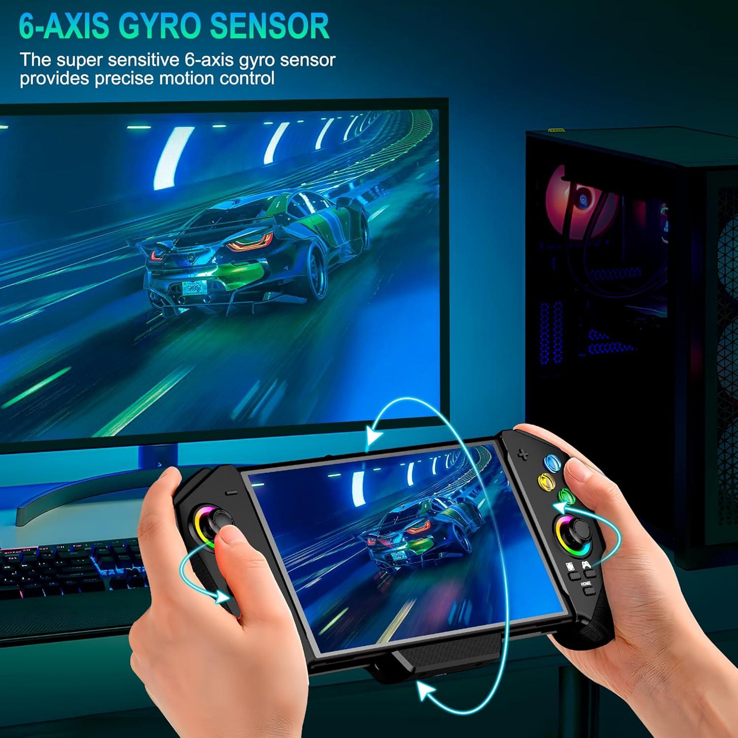 Controlador Inalámbrico MystNova para Nintendo Switch - Negro