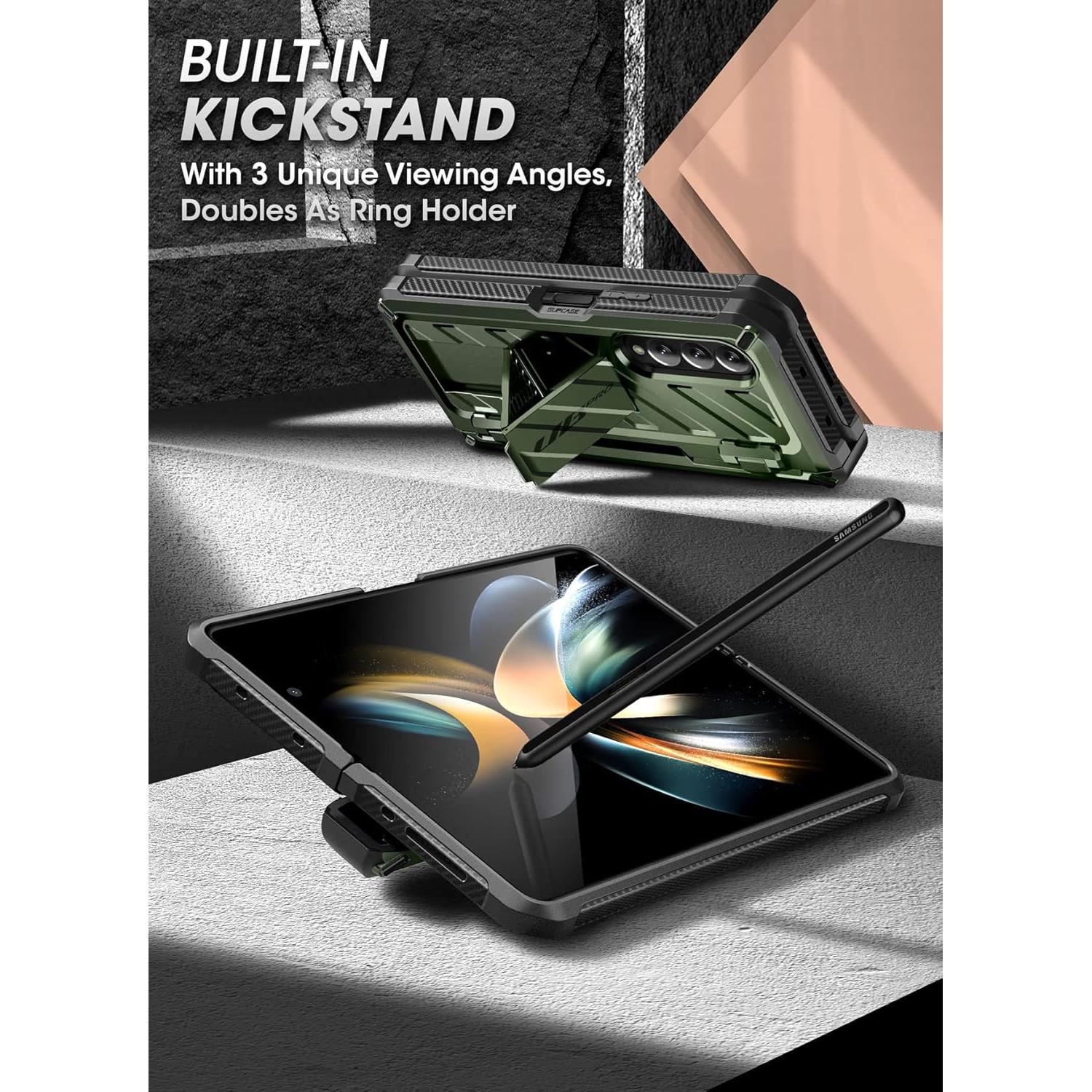 Funda SUPCASE para Galaxy Z Fold 4 con Soporte y Pantalla