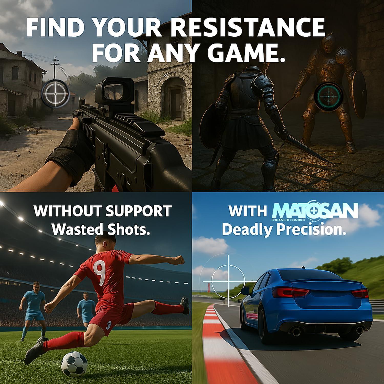 Anillos de Asistencia de Apuntar MatoSan para PS5 y Xbox