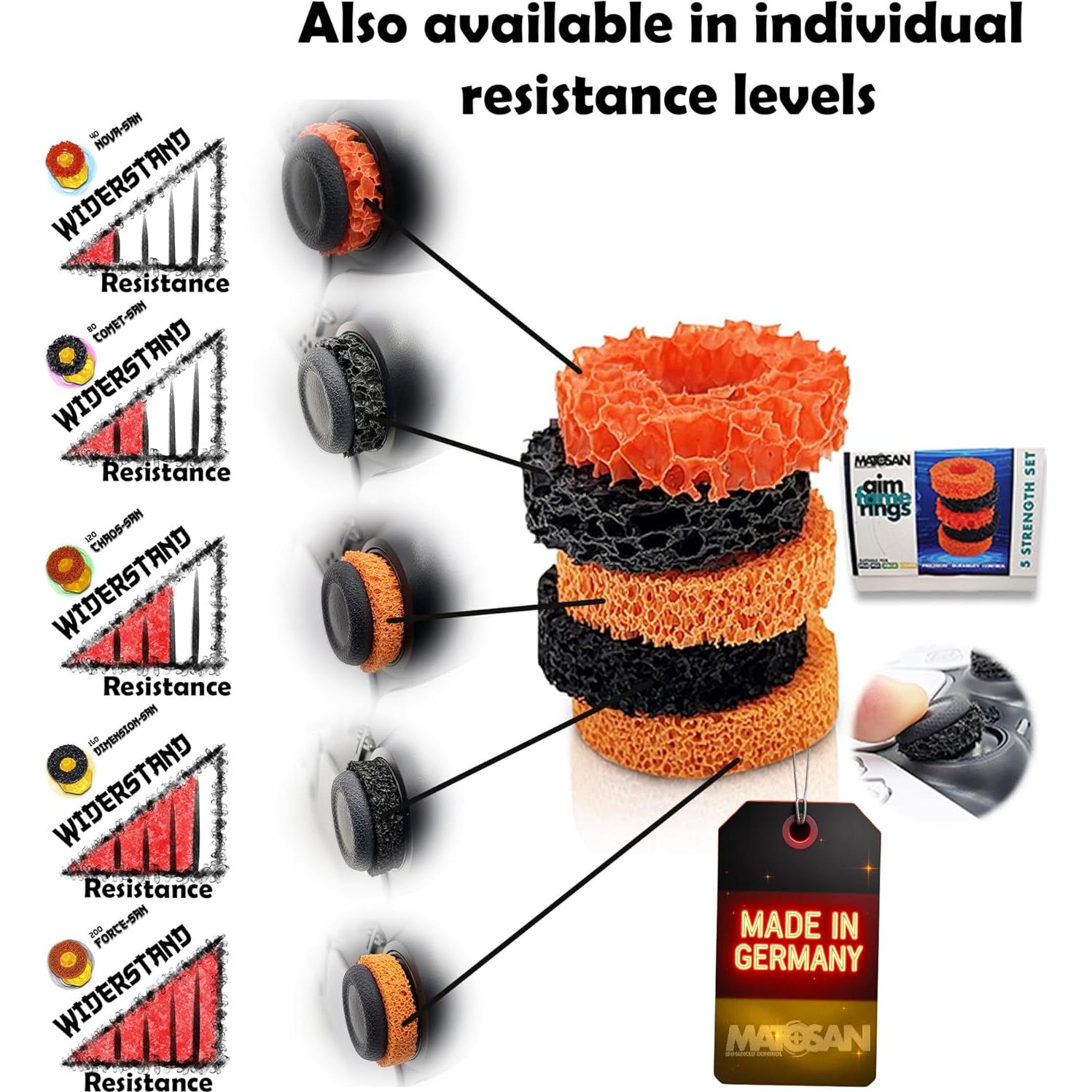 Anillos de Asistencia de Apuntar MatoSan para PS5 y Xbox