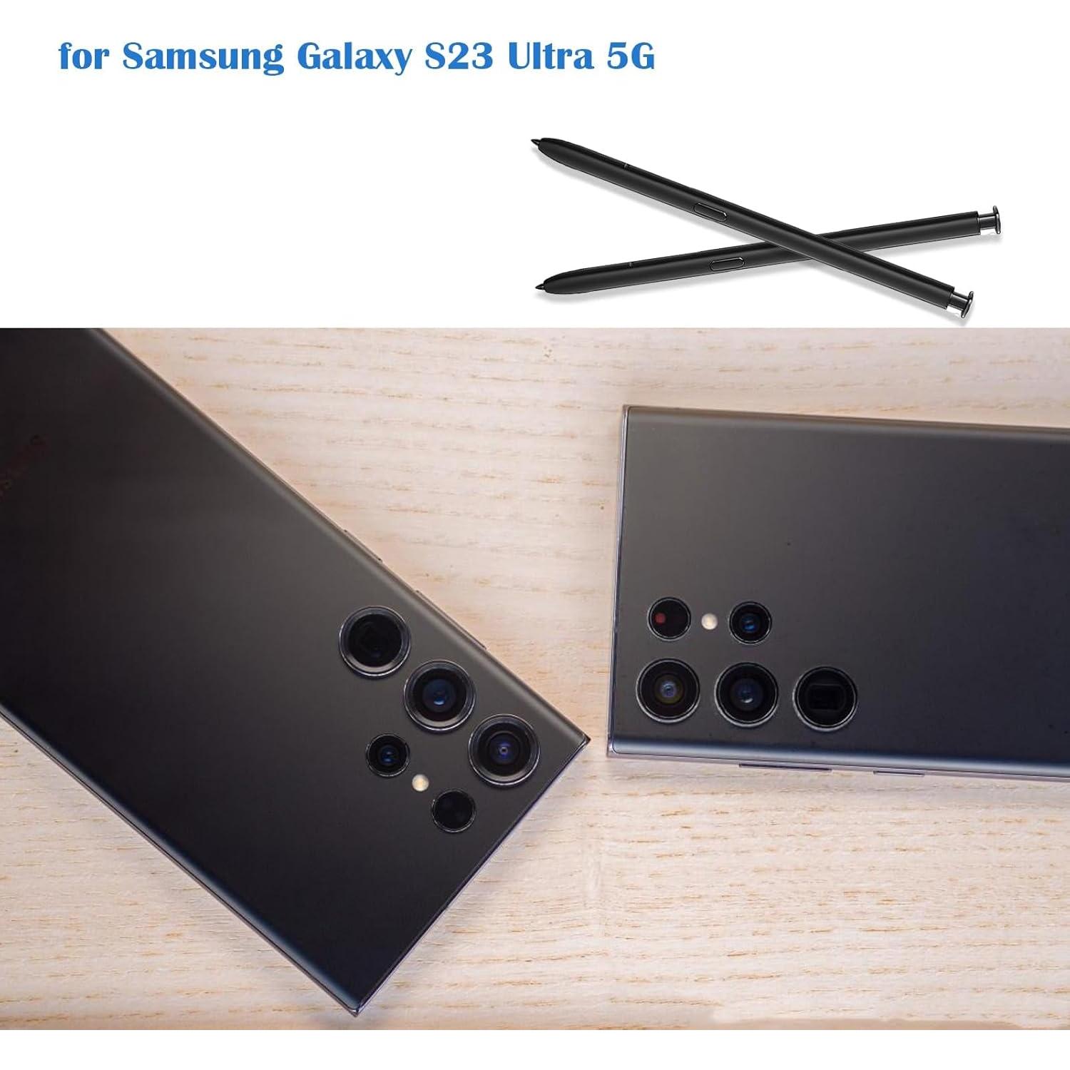 2 Pcs S Pen Reemplazo Galaxy S23 Ultra Negro