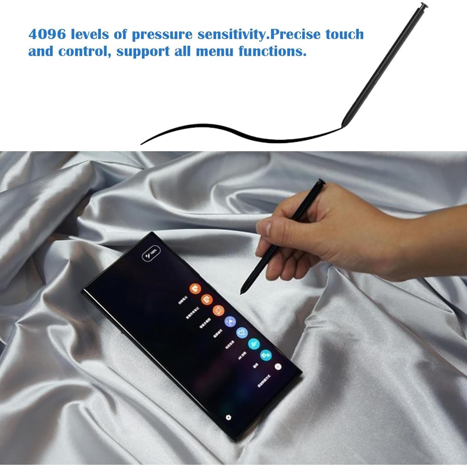 2 Pcs S Pen Reemplazo Galaxy S23 Ultra Negro