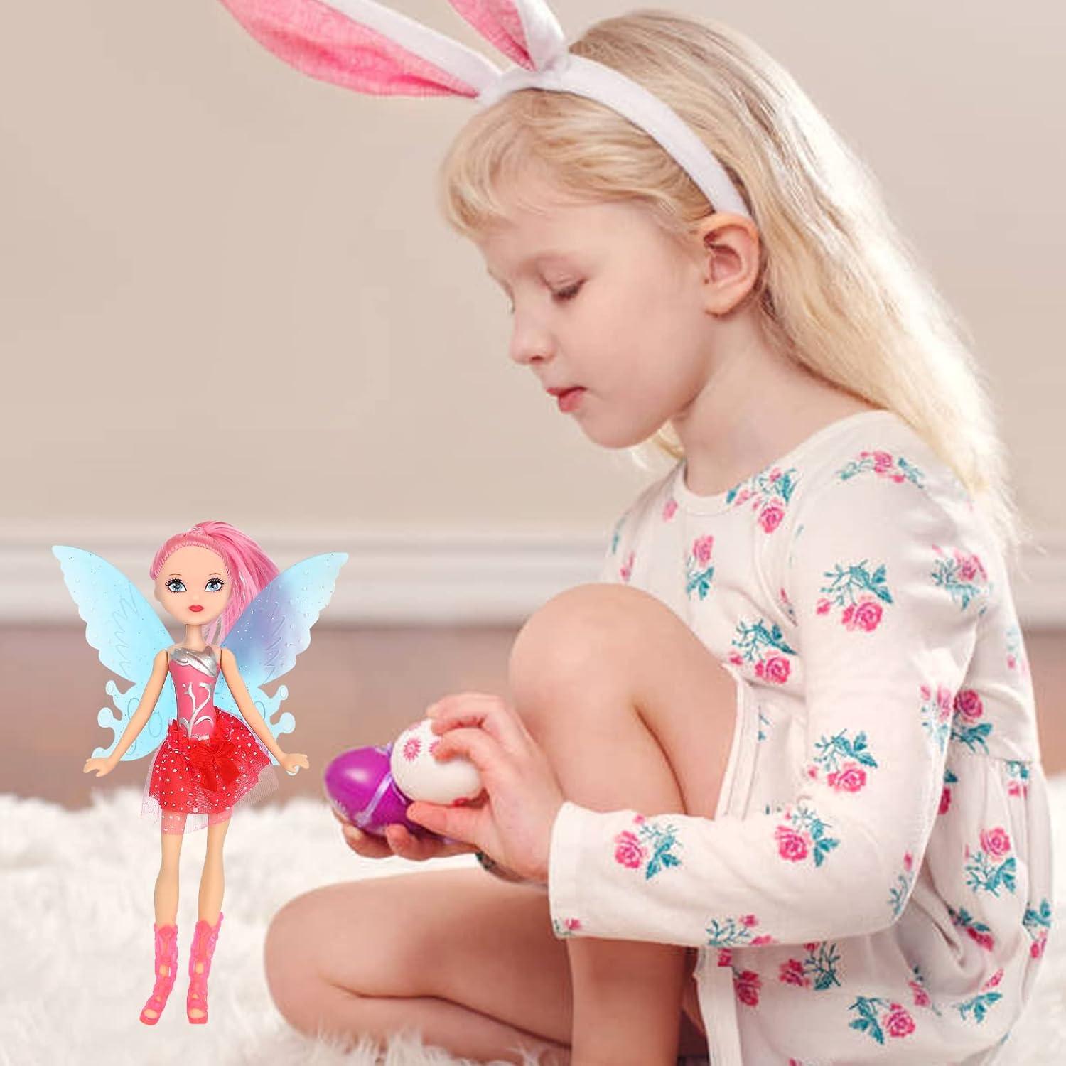 Conjunto de 5 Muñecas Hada Niña ONEST 20 cm con Ropa y Zapatos