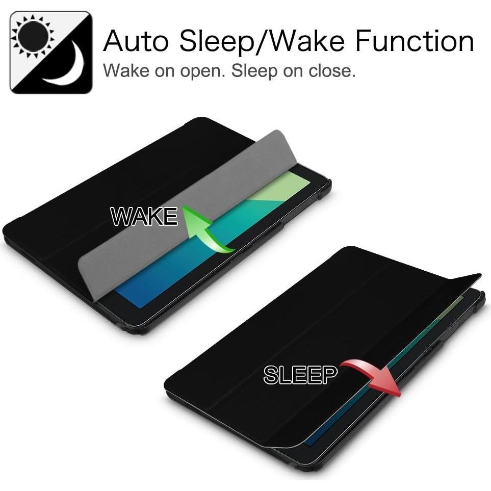 Funda Slim Fintie para Samsung Galaxy Tab A 10.1 2016 Negra