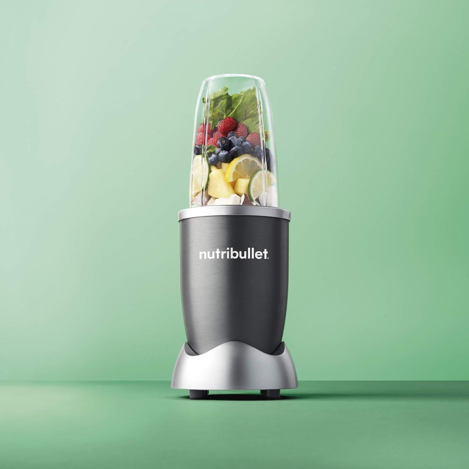 Licuadora NutriBullet 600W 8 Piezas - Gris - NBR0802