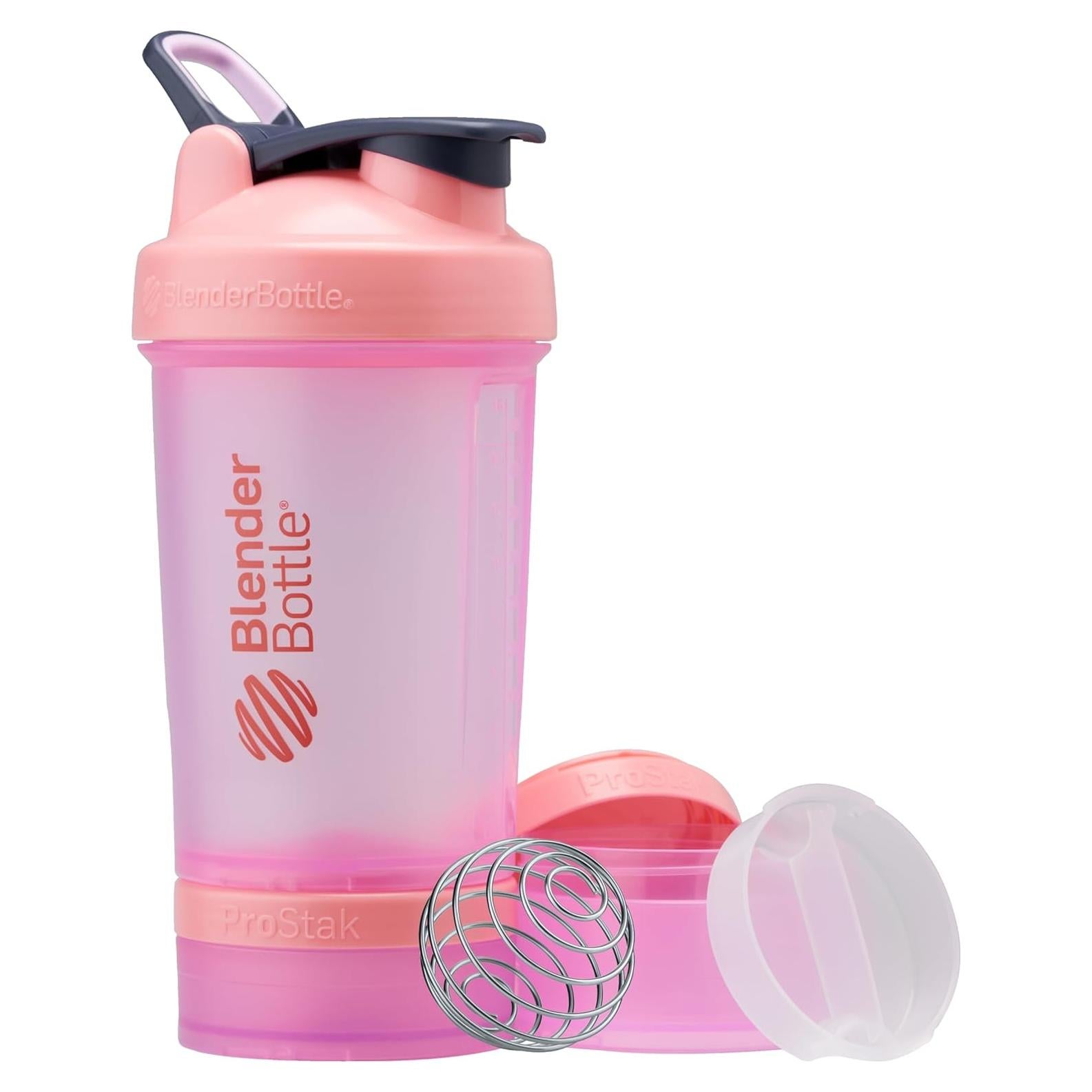 Botella Mezcladora BlenderBottle ProStak V2 Rosa 650 ml
