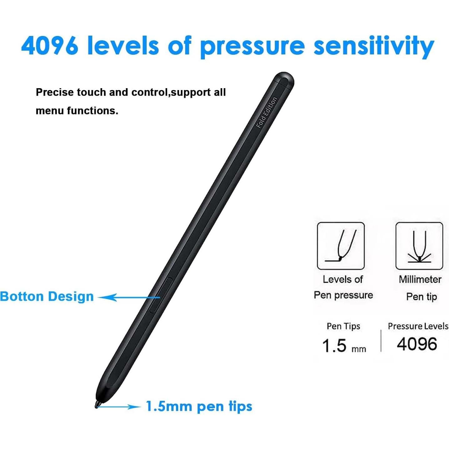 S Pen Fold Edition para Samsung Galaxy Z Fold 3/4/5 - Negro