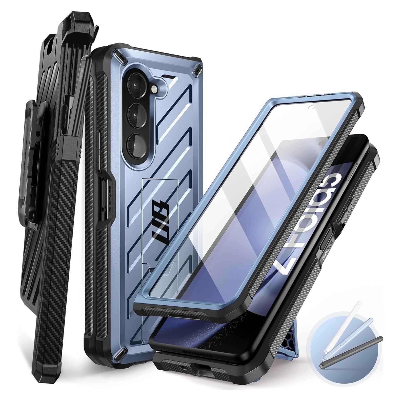 Funda SUPCASE para Galaxy Z Fold 5 con Soporte y Clip