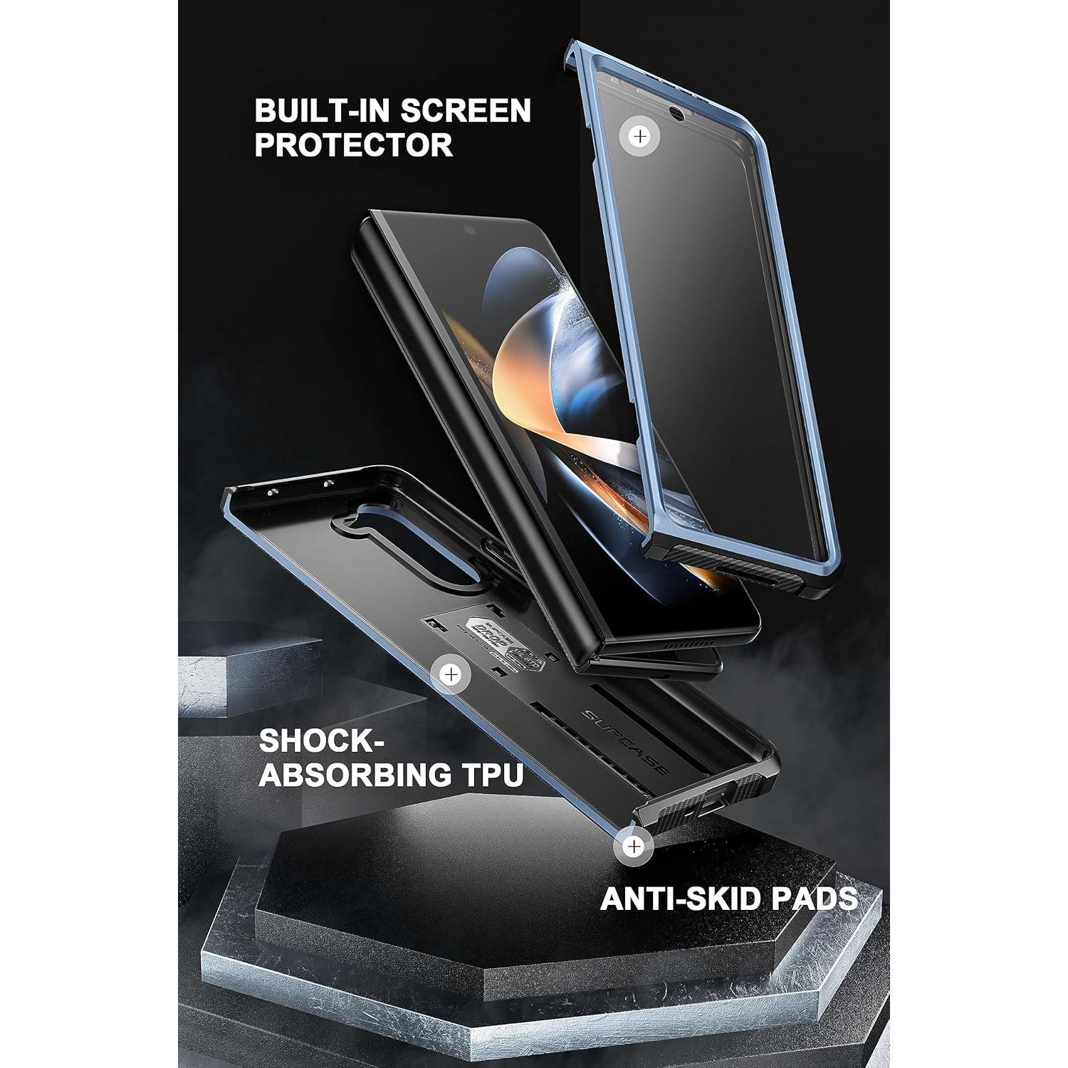 Funda SUPCASE para Galaxy Z Fold 5 con Soporte y Clip