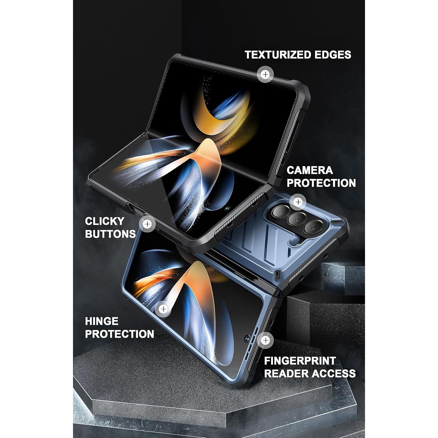 Funda SUPCASE para Galaxy Z Fold 5 con Soporte y Clip