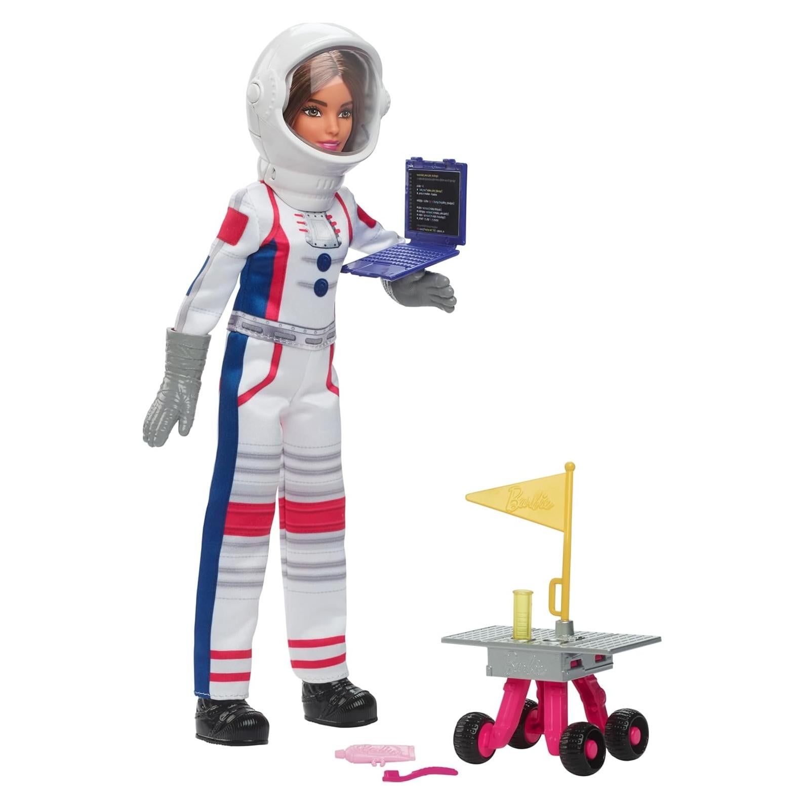 Muñeca Barbie Astronauta 65 Aniversario con 10 Accesorios