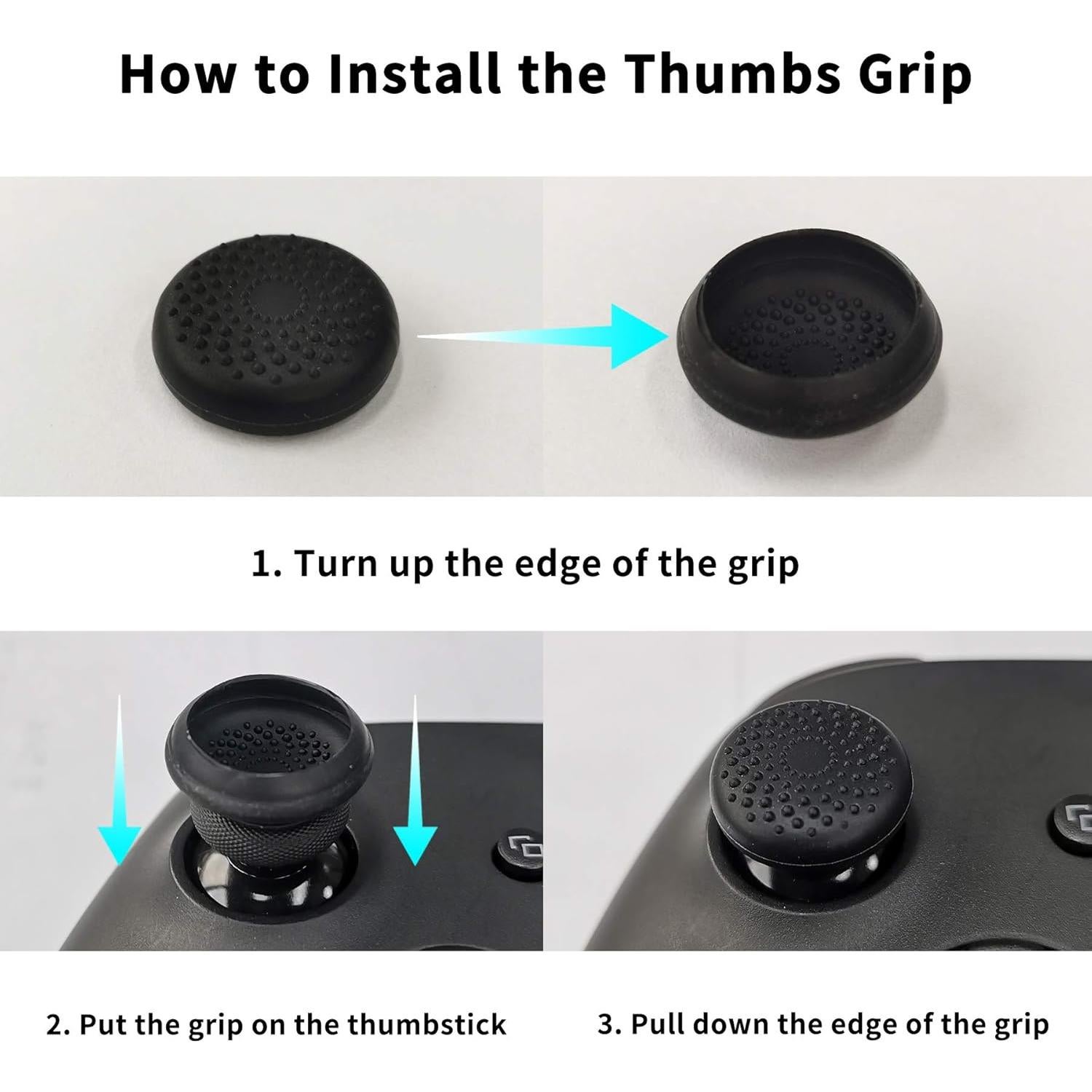 Funda de Silicona Antideslizante PlayVital para Xbox Series X/S