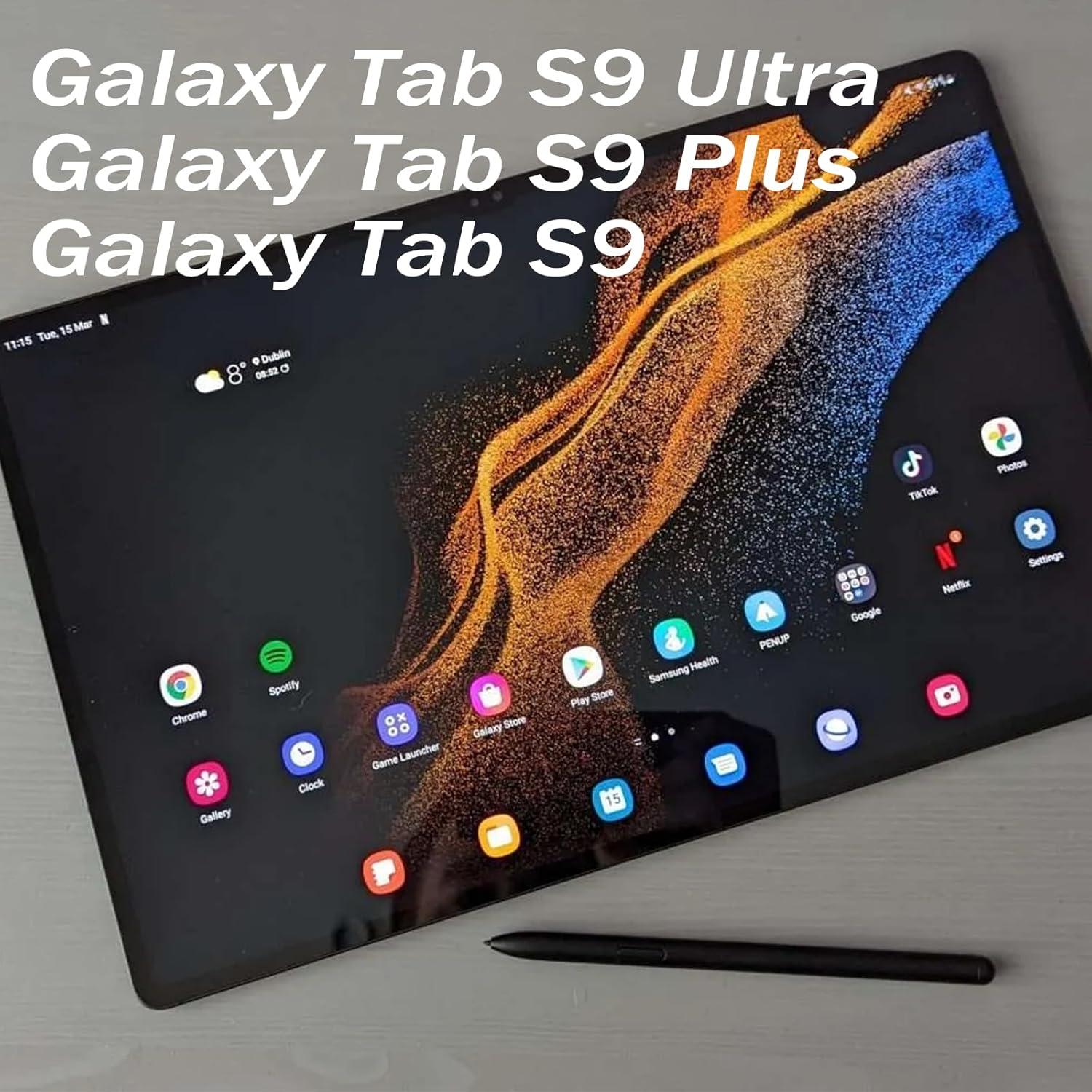 Paquete de 2 S Pen para Samsung Galaxy Tab S9 Ultra Negro