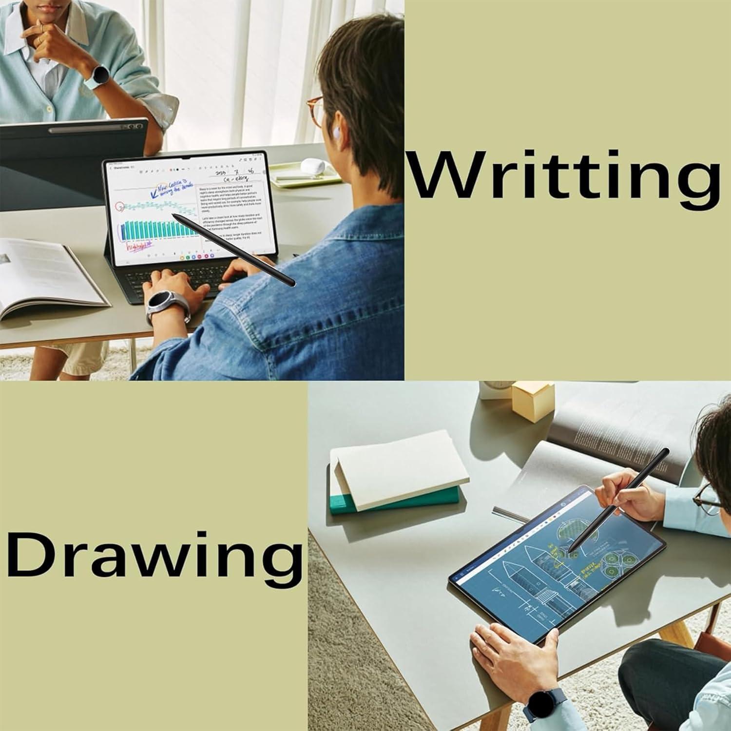 Paquete de 2 S Pen para Samsung Galaxy Tab S9 Ultra Negro