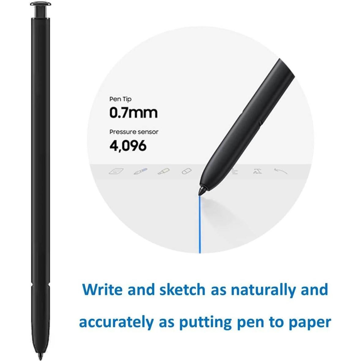 S Pen Reemplazo para Samsung Galaxy Note 20 Ultra - Negro