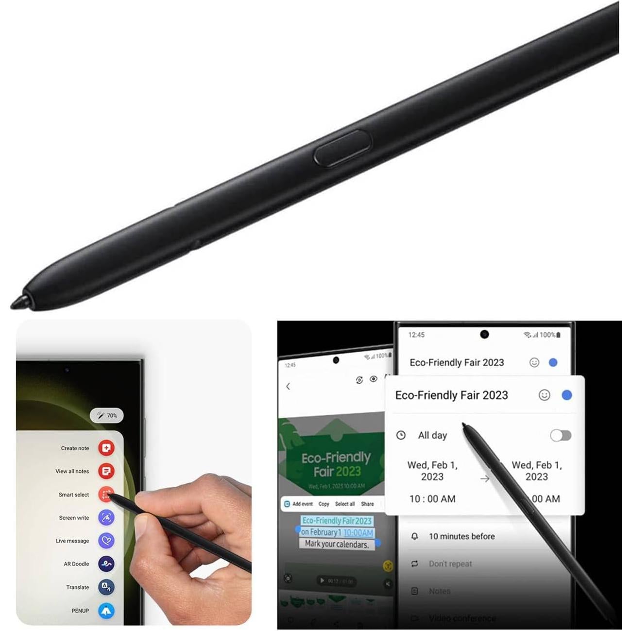 S Pen Reemplazo para Samsung Galaxy Note 20 Ultra - Negro