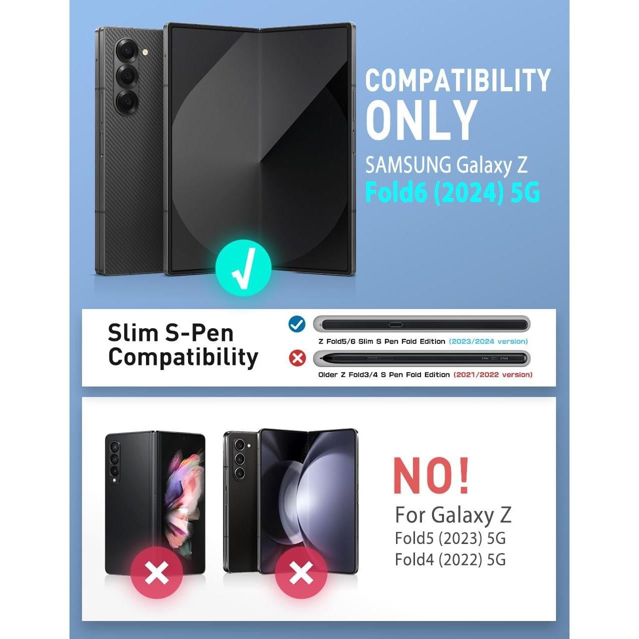 Funda i-Blason para Samsung Galaxy Z Fold 6 con Soporte S Pen