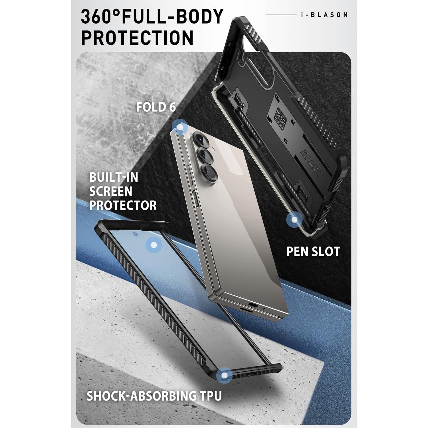 Funda i-Blason para Samsung Galaxy Z Fold 6 con Soporte S Pen