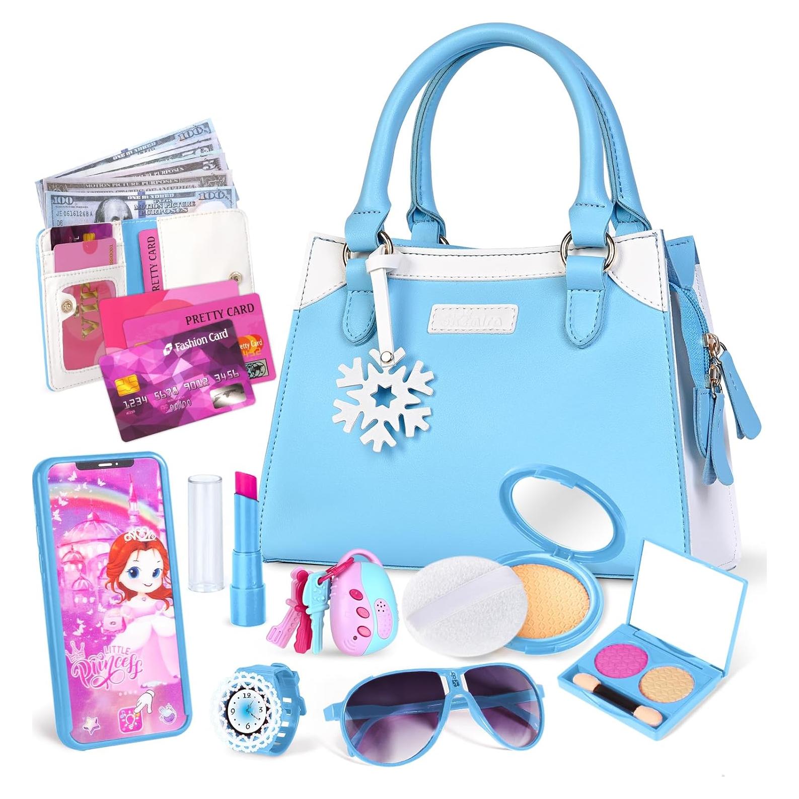 Bolso Juguete Shemira para Niñas 3-8 Años - Azul Congelado