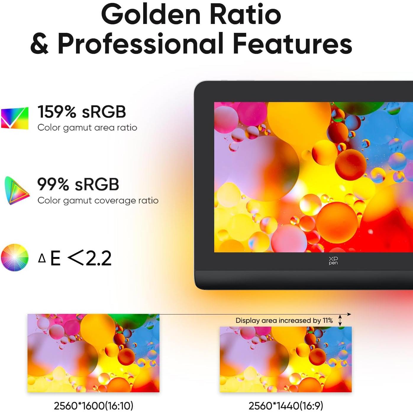 Tableta de Dibujo XPPen Artist Pro 16 Gen2 QHD 2.5K