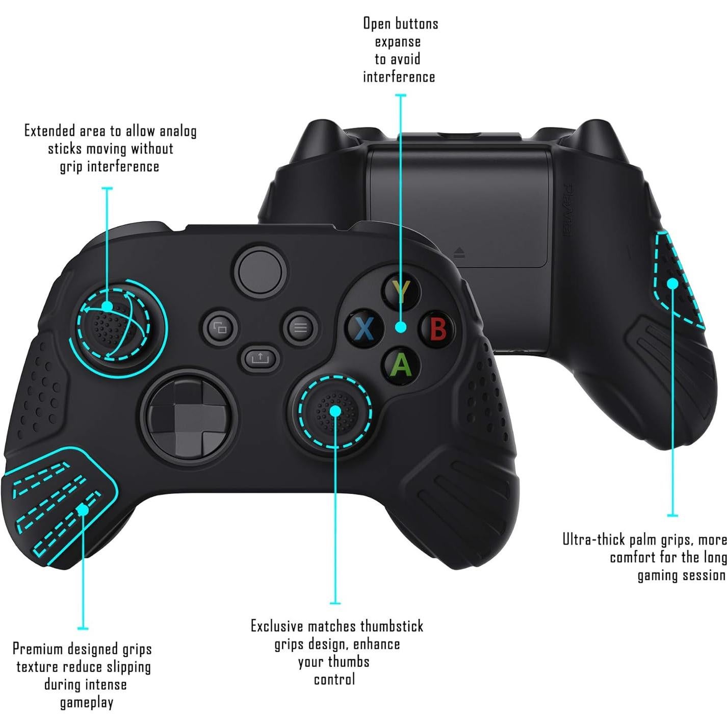 Funda de Silicona Antideslizante eXtremeRate para Xbox Series X/S