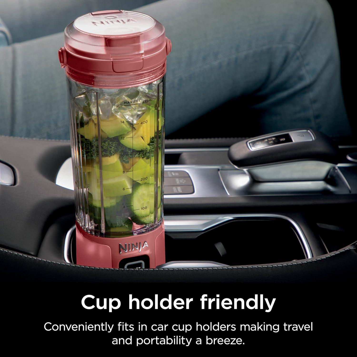 Licuadora Portátil Ninja BC151RY, 0.53L, Inalámbrica, USB-C