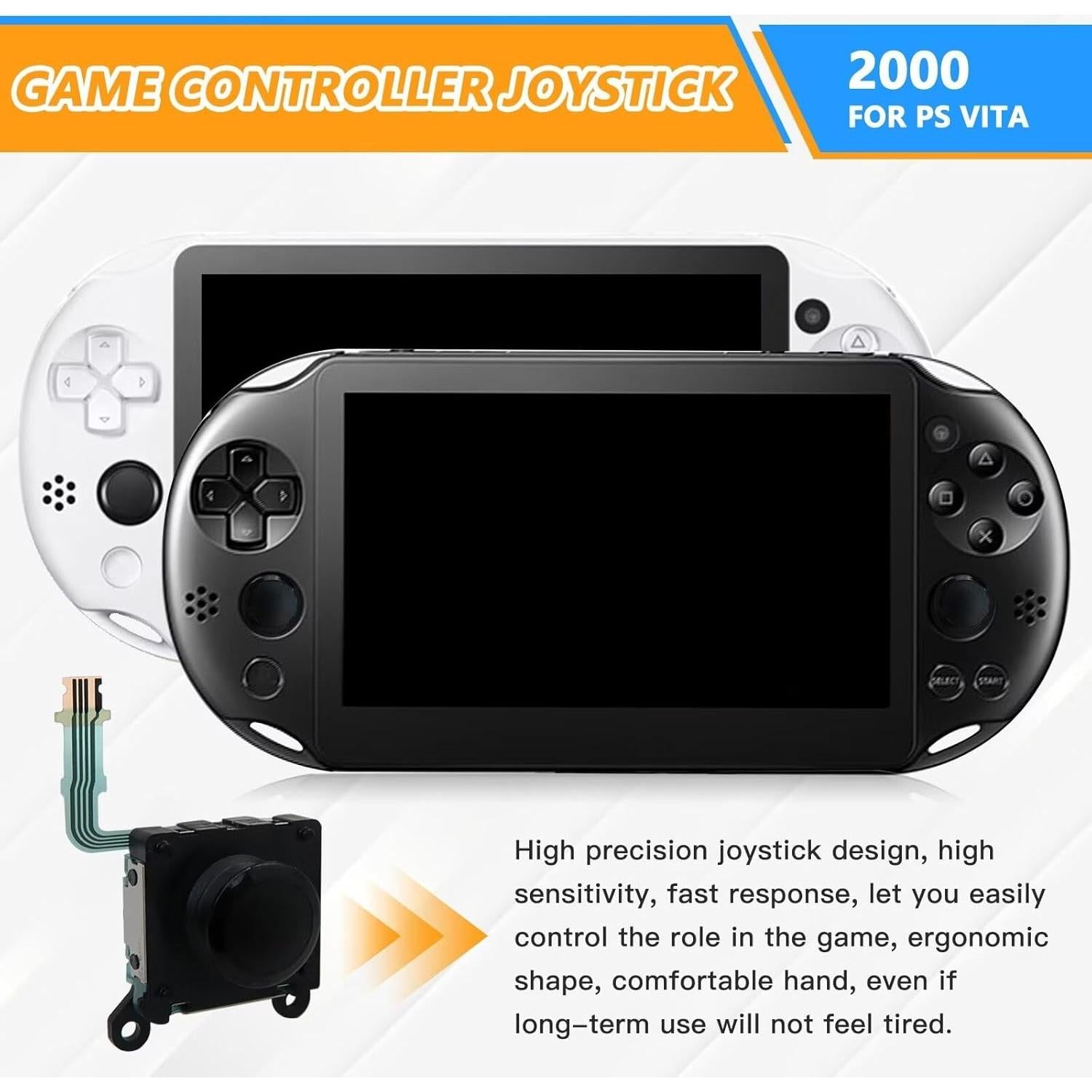 Palanca Analógica Reemplazo INGQI para PS Vita 2000/2001 - Negro