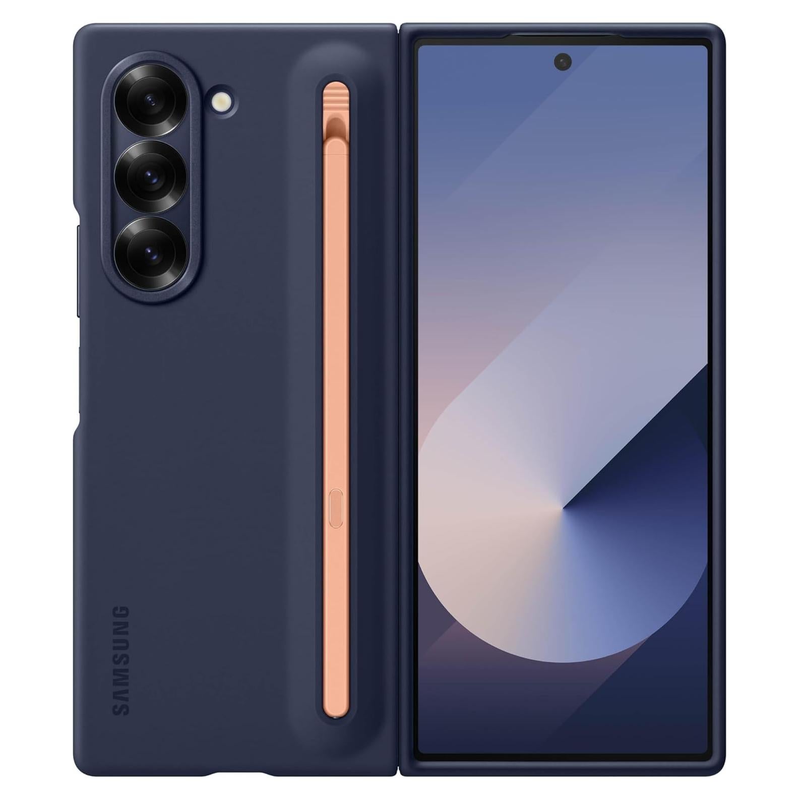 Funda para Samsung Galaxy Z Fold 6 con S Pen Azul