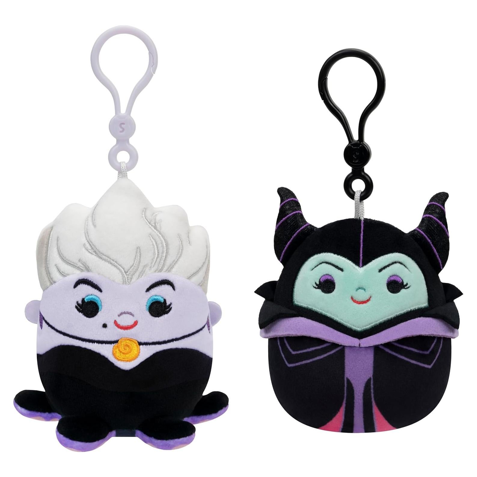 Squishmallows Clip Disney Maleficent y Ursula 2-Pack Oficial