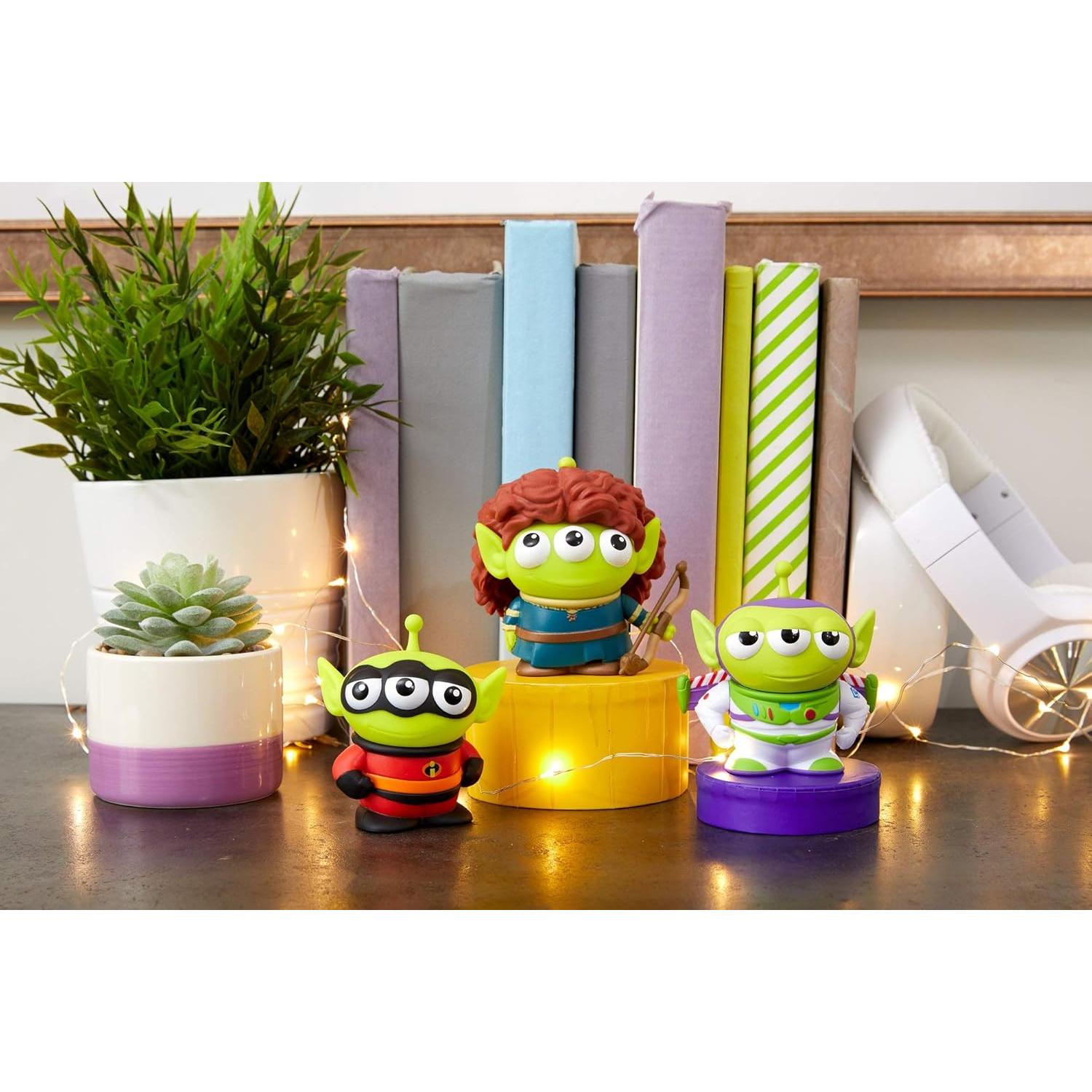 Figuras de Pixar Alien Remix 3-Pack - Mr. Incredible, Buzz Lightyear y Merida