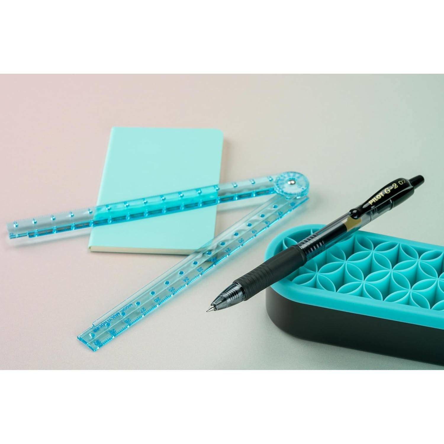 Bolígrafos de Gel Pilot G2 0.7 mm Negro - Pack 12 Unidades