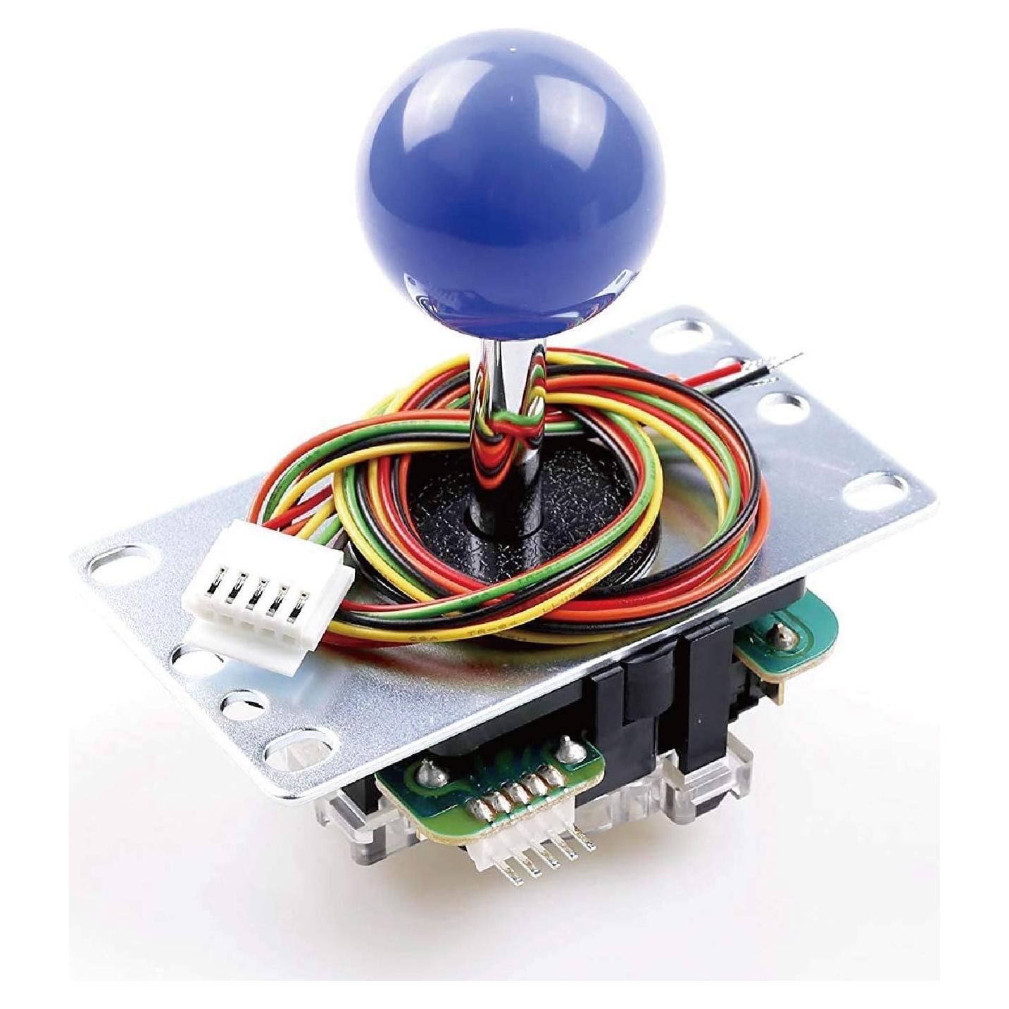 Joystick de Arcade SANWA JLF-TP-8YT Azul Oscuro, Alta Precisión