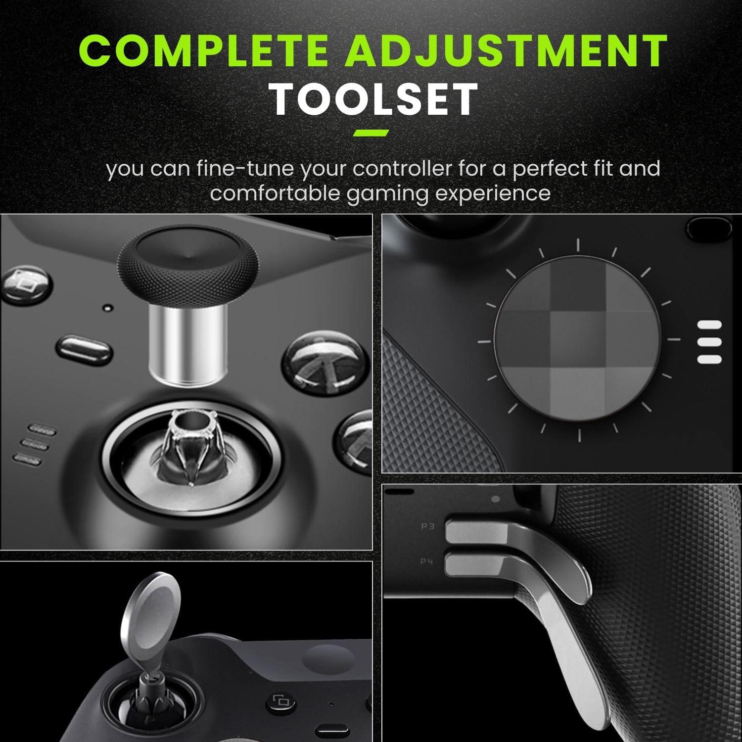 Accesorios TNP 13 en 1 para Controlador Xbox Elite 2 Negro