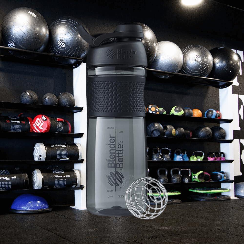 Botella Shaker BlenderBottle SportMixer 820 ml Negra