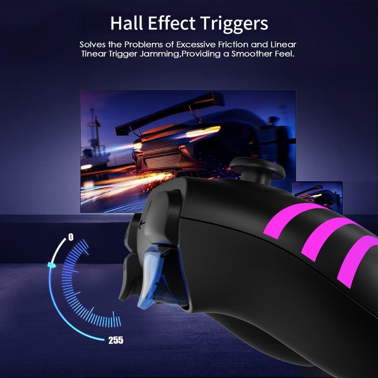 Controlador Inalámbrico JUNHUAN para Nintendo Switch OLED - Negro