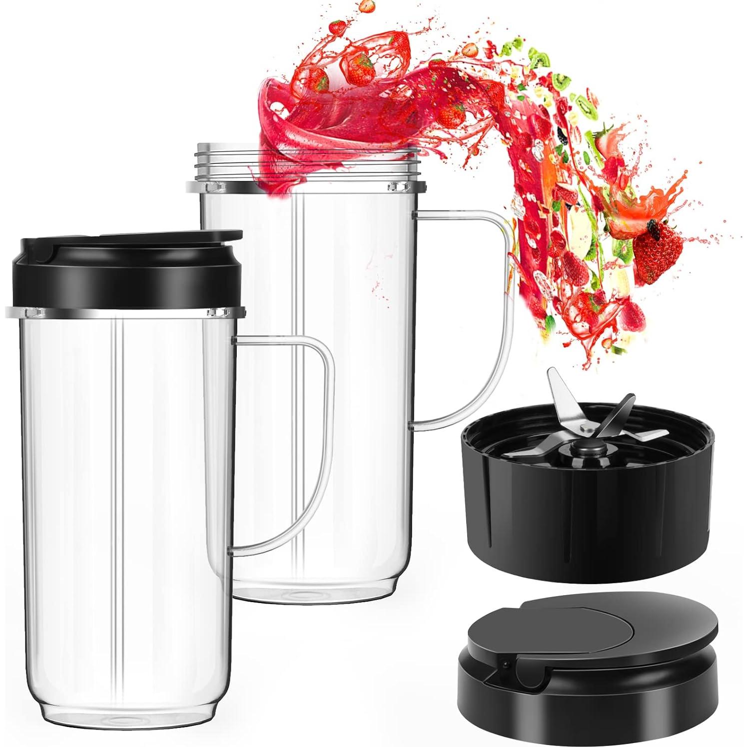 Paquete 2 Tazas 22oz Magic Bullet UBYNID con Cuchilla