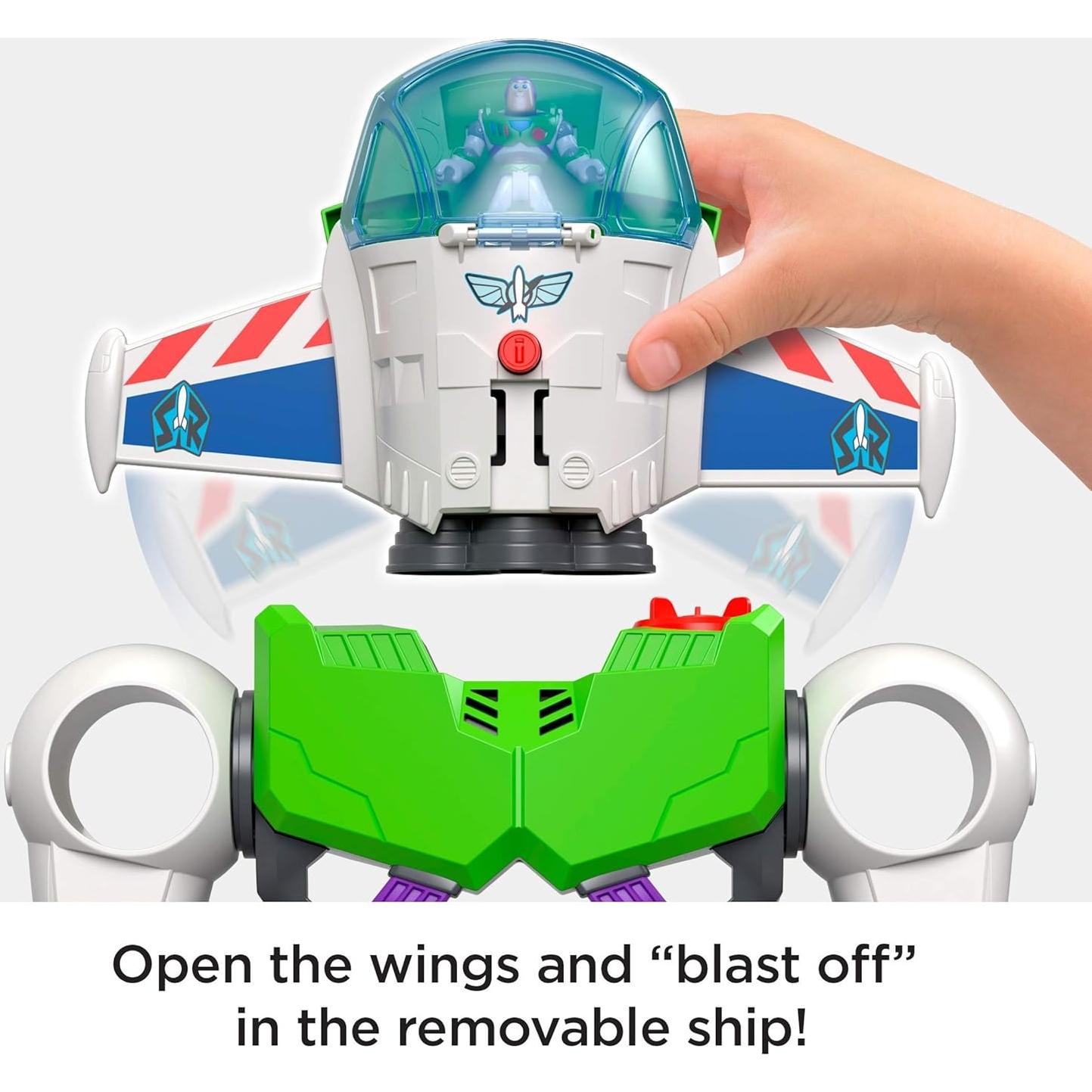 Juguete Imaginext Buzz Lightyear Fisher-Price con Nave Espacial