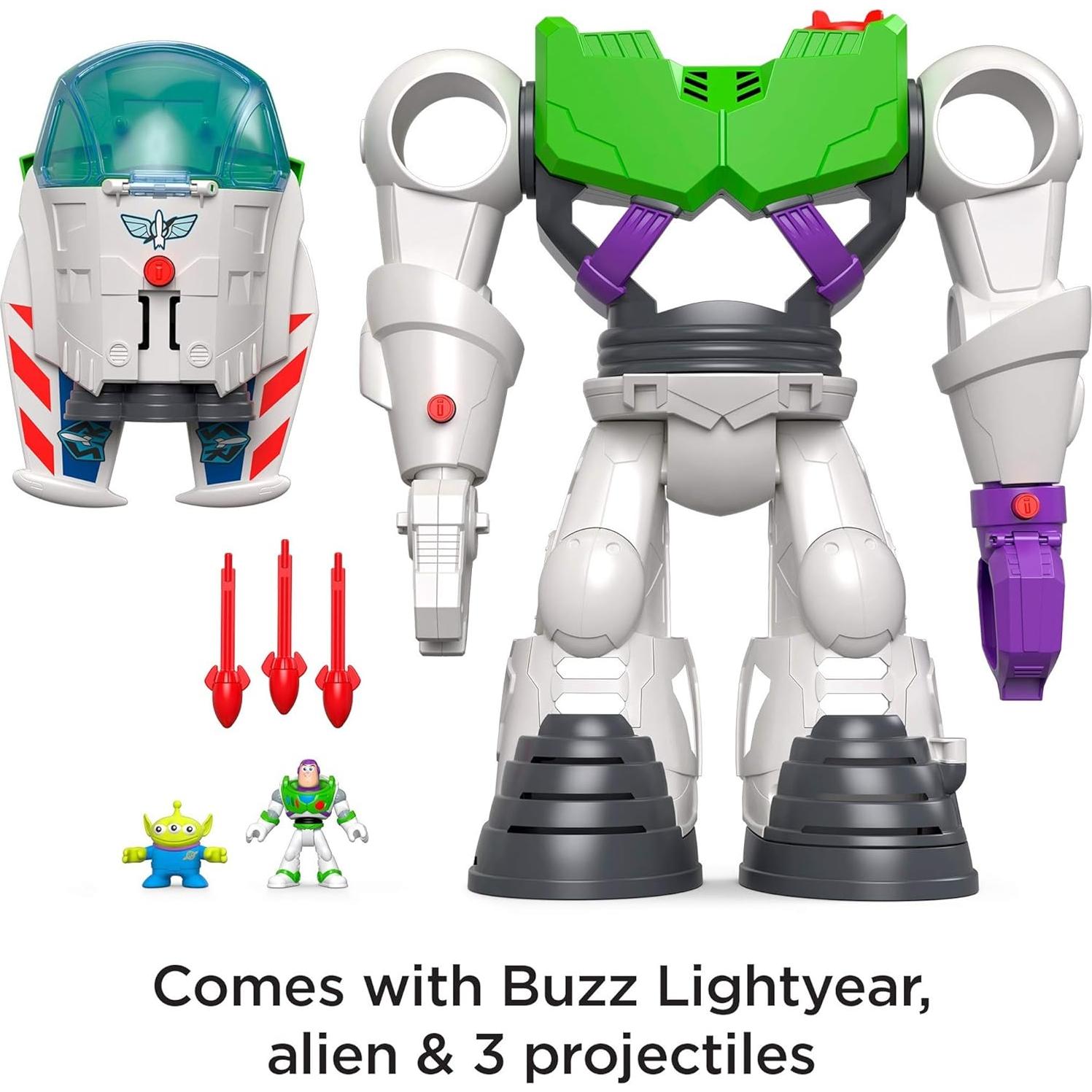 Juguete Imaginext Buzz Lightyear Fisher-Price con Nave Espacial
