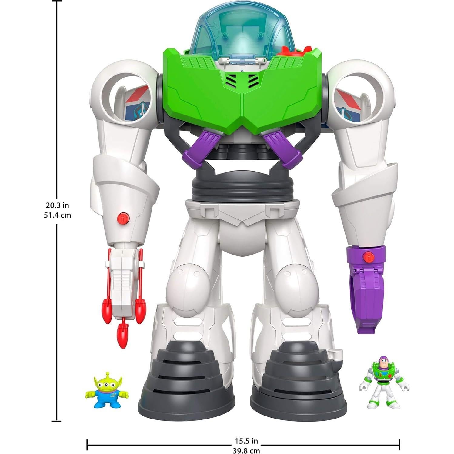 Juguete Imaginext Buzz Lightyear Fisher-Price con Nave Espacial