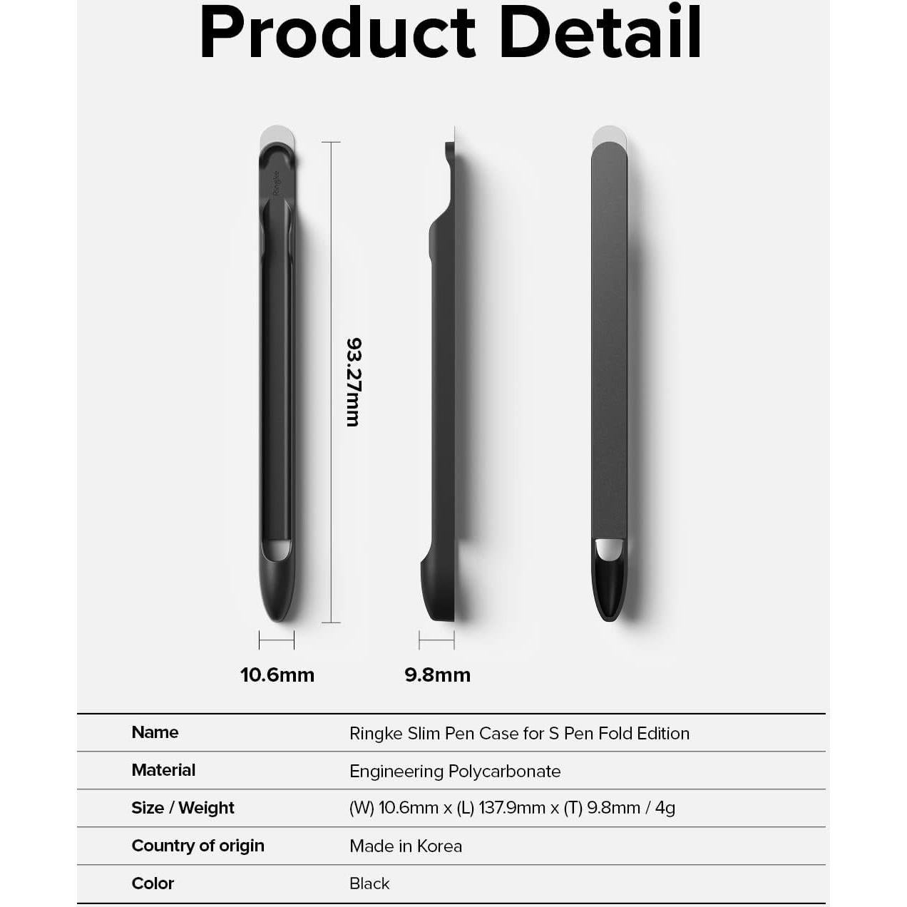 Funda Ringke Slim para Samsung Galaxy Z Fold 4 - Negro