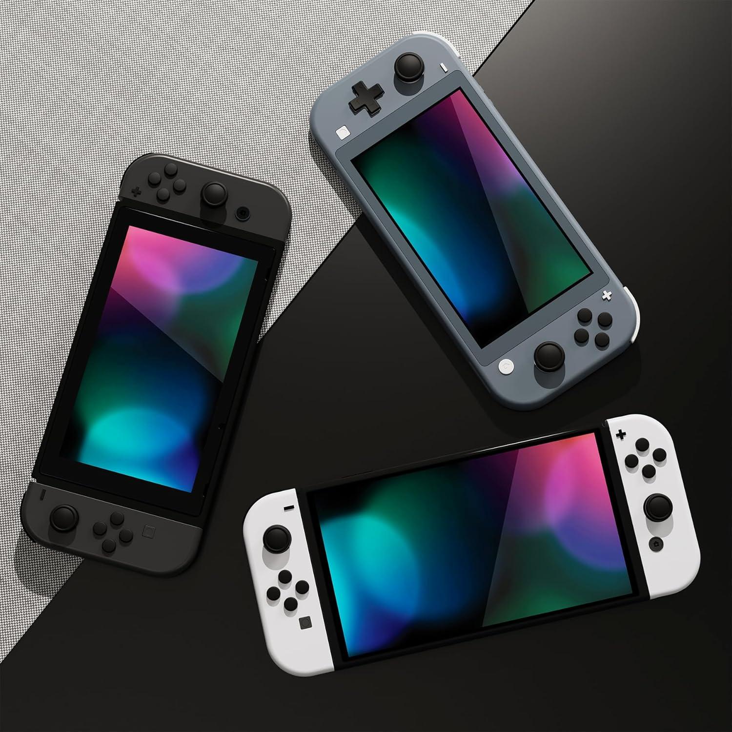 Tapas de Botones de Silicona PlayVital para Nintendo Switch