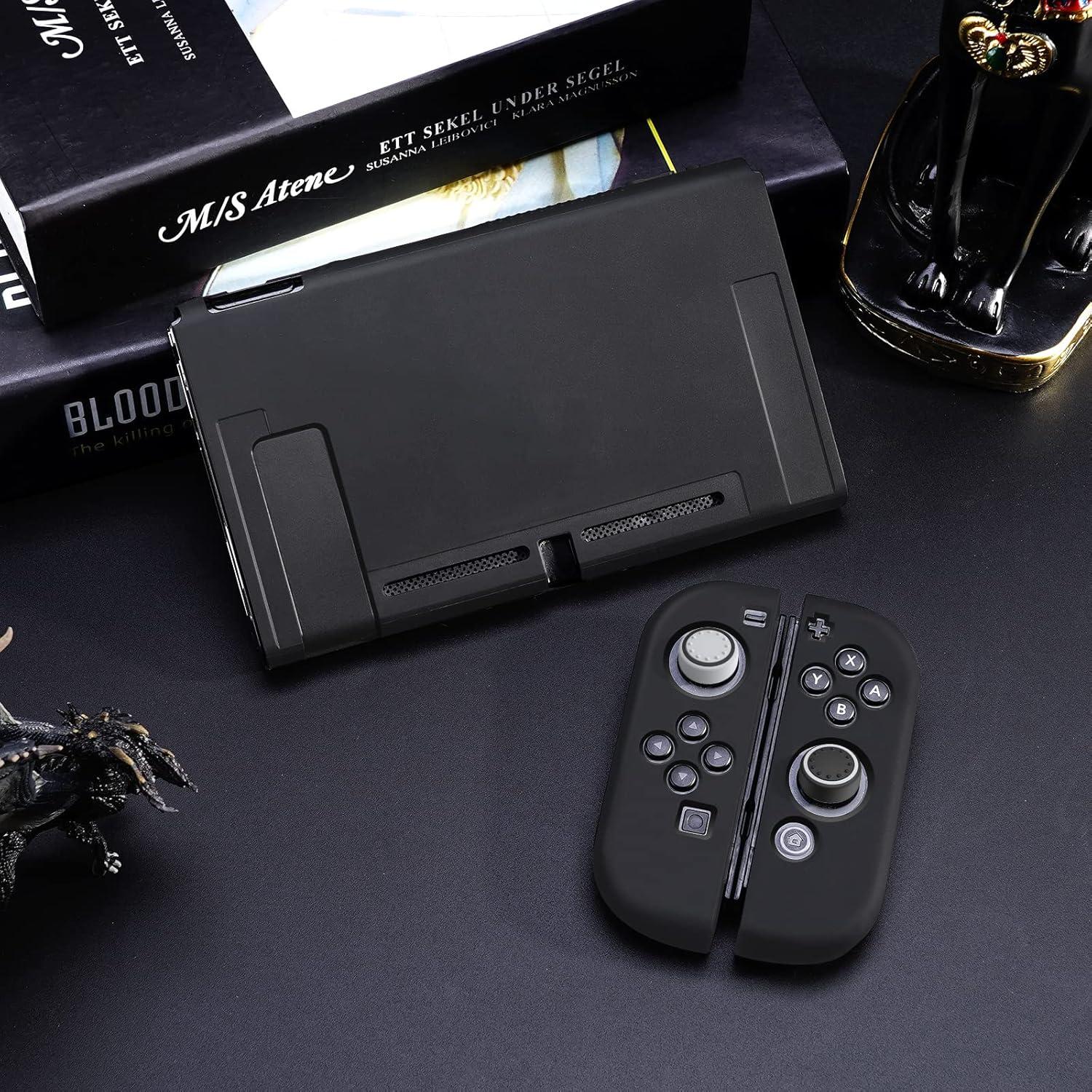 Funda Protectora JINGDU para Nintendo Switch 2017, TPU Negro