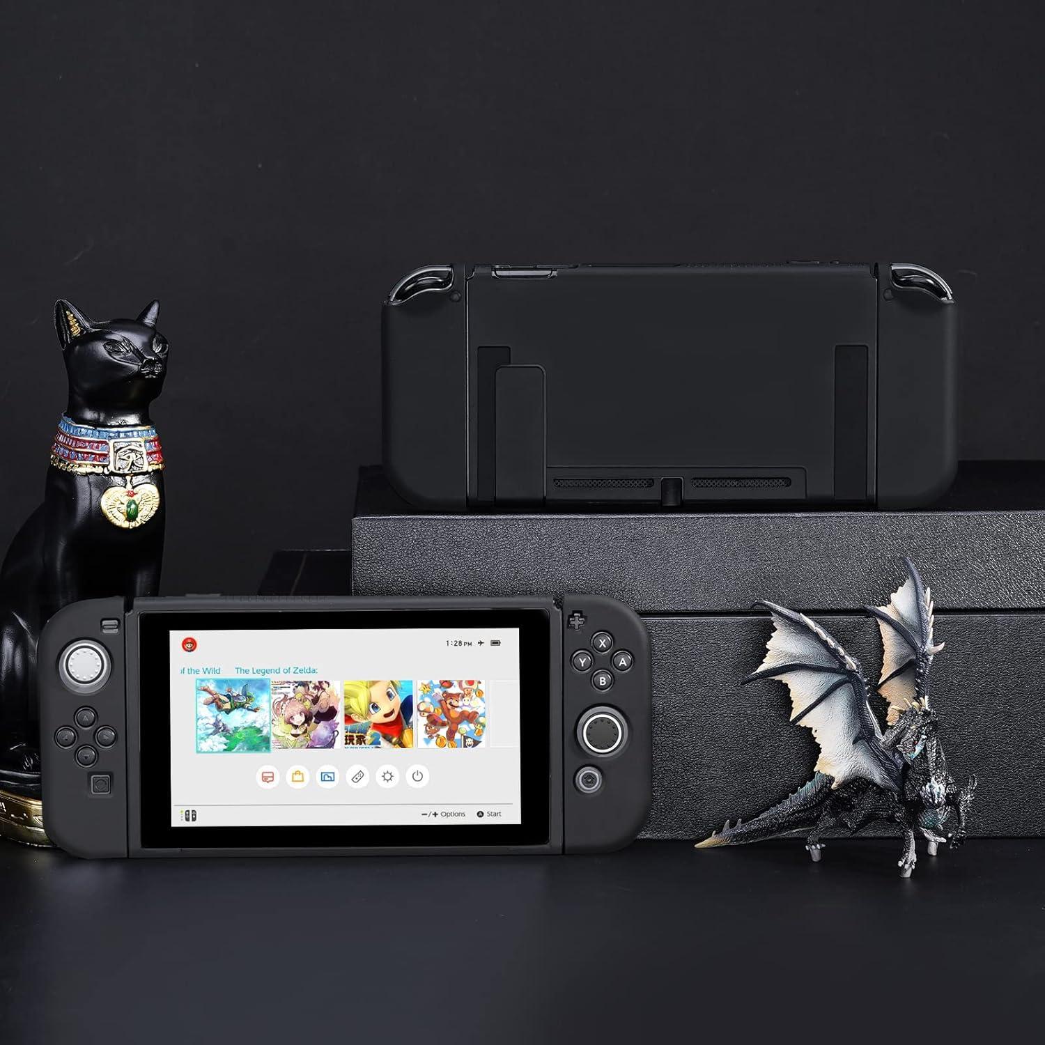 Funda Protectora JINGDU para Nintendo Switch 2017, TPU Negro