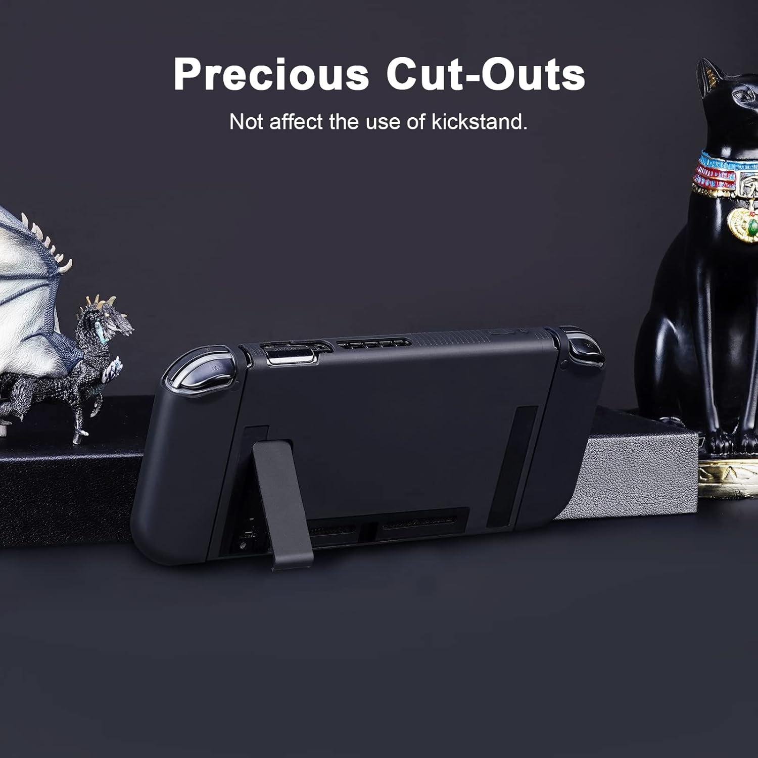 Funda Protectora JINGDU para Nintendo Switch 2017, TPU Negro