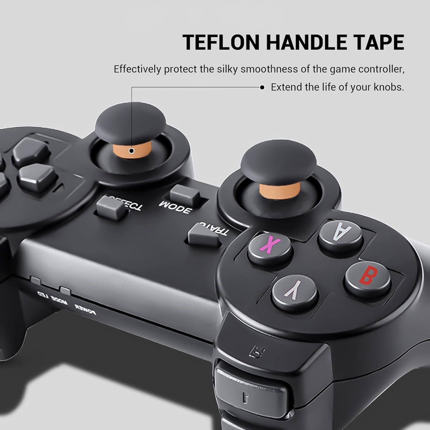 Cinta Protectora de Joystick YIMATEECO 10M Dorado - Compatible PS5, Xbox